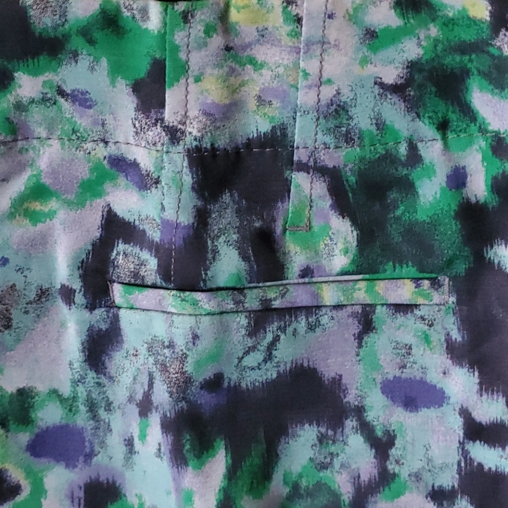 Cynthia Rowley Green and blue skirt Size 10 - Picture 7 of 10